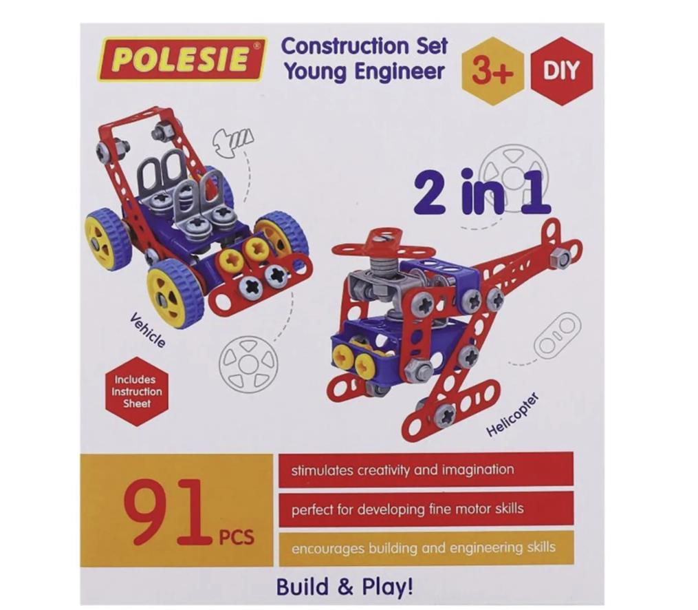 POL-72986 - MUCİT TASARIM  91 PARÇA EĞİTİCİ SET
