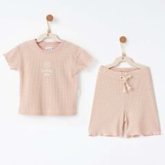 Andywawa AC26674 Bamboo Striped 2li Takım Pink