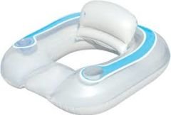 ‎Bestway 43097 Yüzme koltuğu Flip-yastık, 102 x 94 cm MAVİ