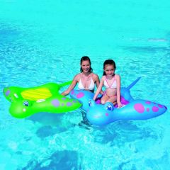 BESTWAY - MANTA RAY RIDE-ON Binilebilir Havuz Oyuncağı - Mavi