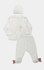 Bistyle 3lü Zıbın Takım Ocean And Starfish 13132 Ekru