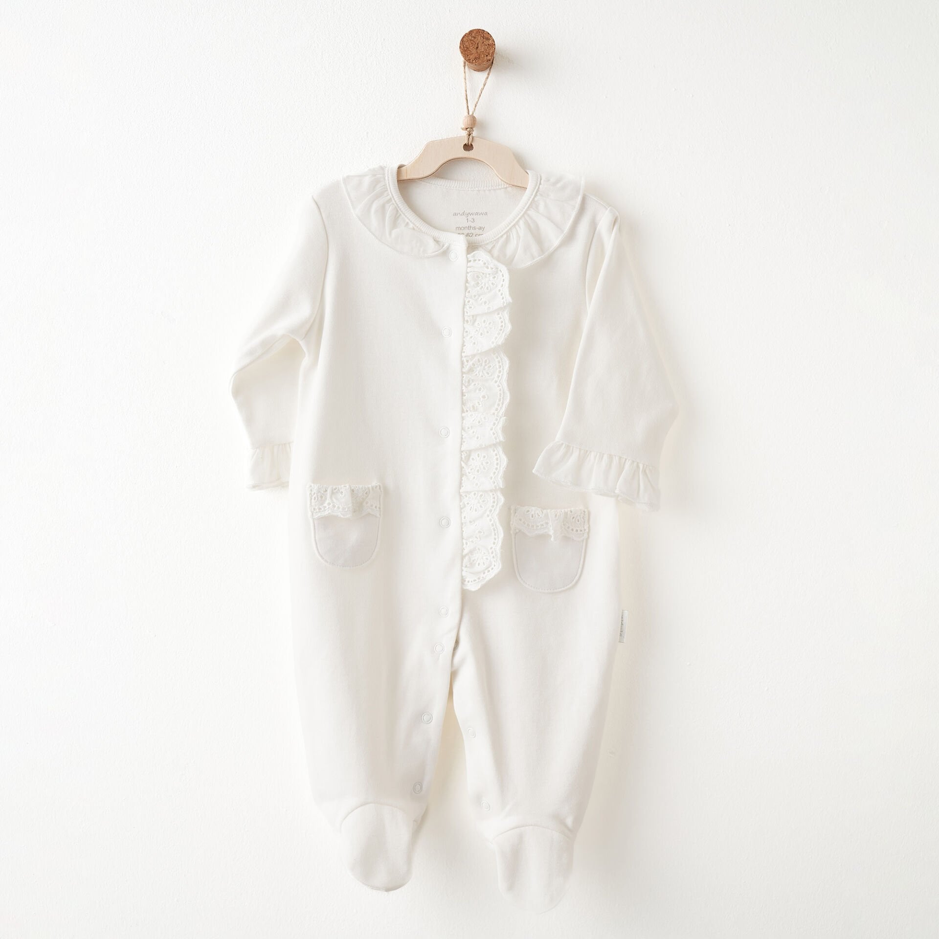 Andywawa AC26640 Baby Chic Tulum Ekru