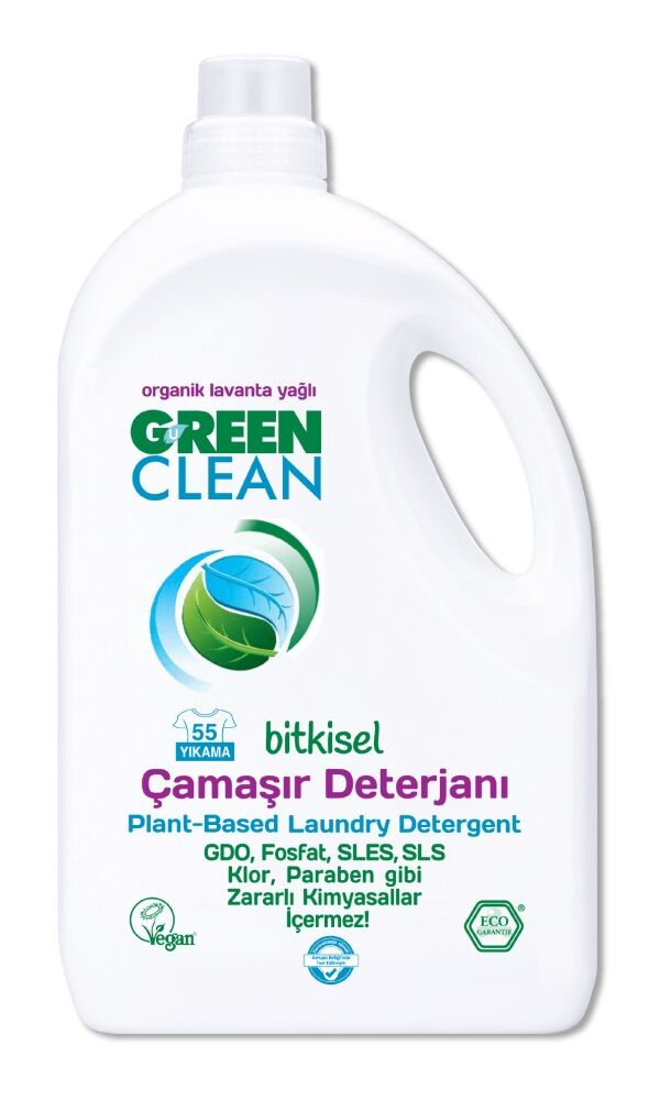 Green Clean Bitkisel Çamaşır Deterjanı 2750ml