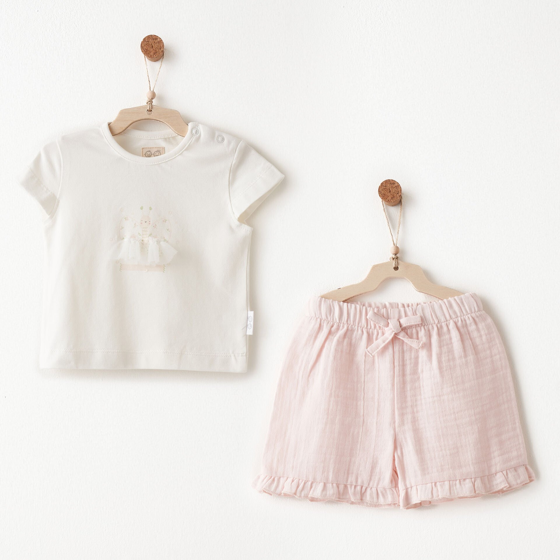 Andywawa AC26619 Lovely Day 2li Takım Ekru