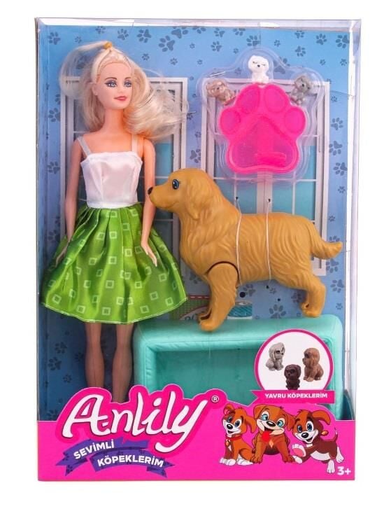 Anlily Bebek ve Yavrulayan Köpek Seti - 02438