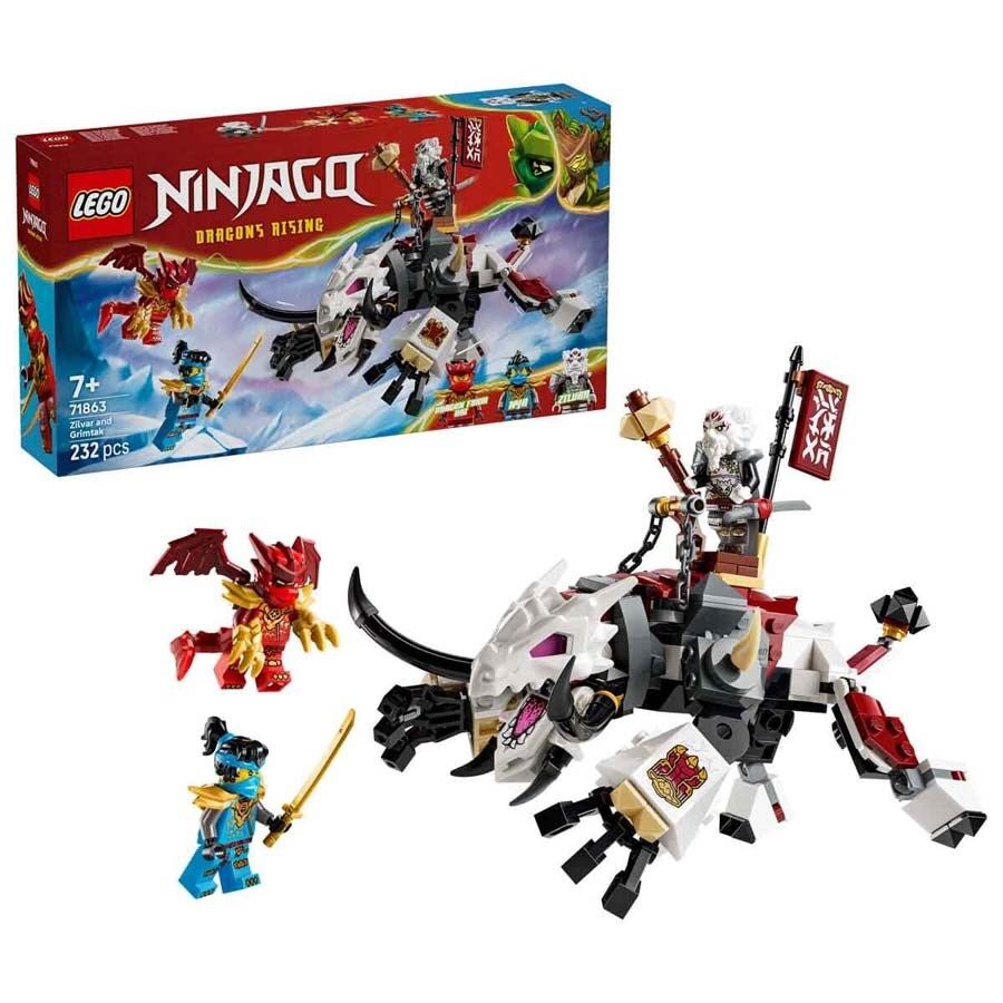 Lego Ninjago Zilvar Ve Ejderha Grimtak