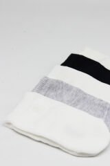 Bistyle 5'li Penye Soket Kutulu Basic Çorap 10131 Gri