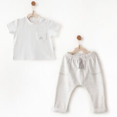 Andywawa AC26589 Hello Elephant 2li Takım White