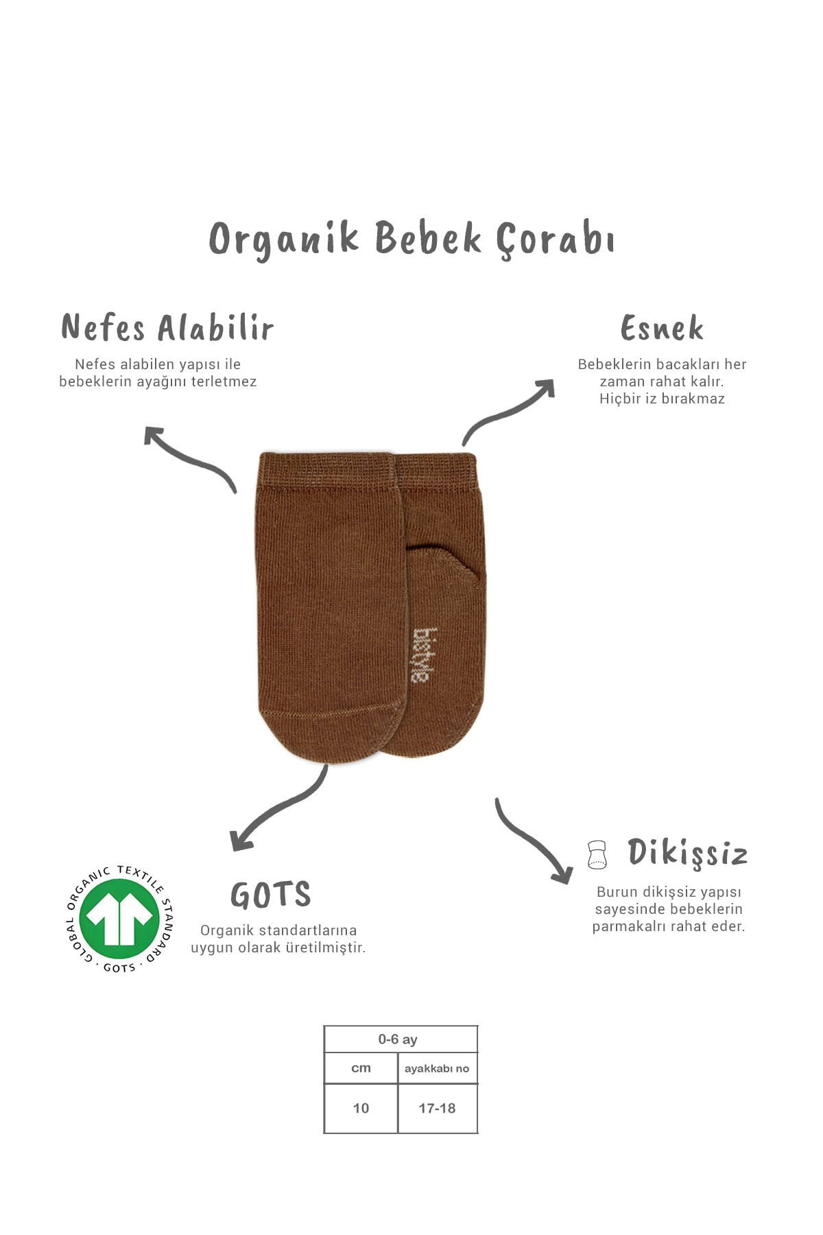 Bistyle 5’li Penye Soket Kutulu Basic Çorap 10131 Bej