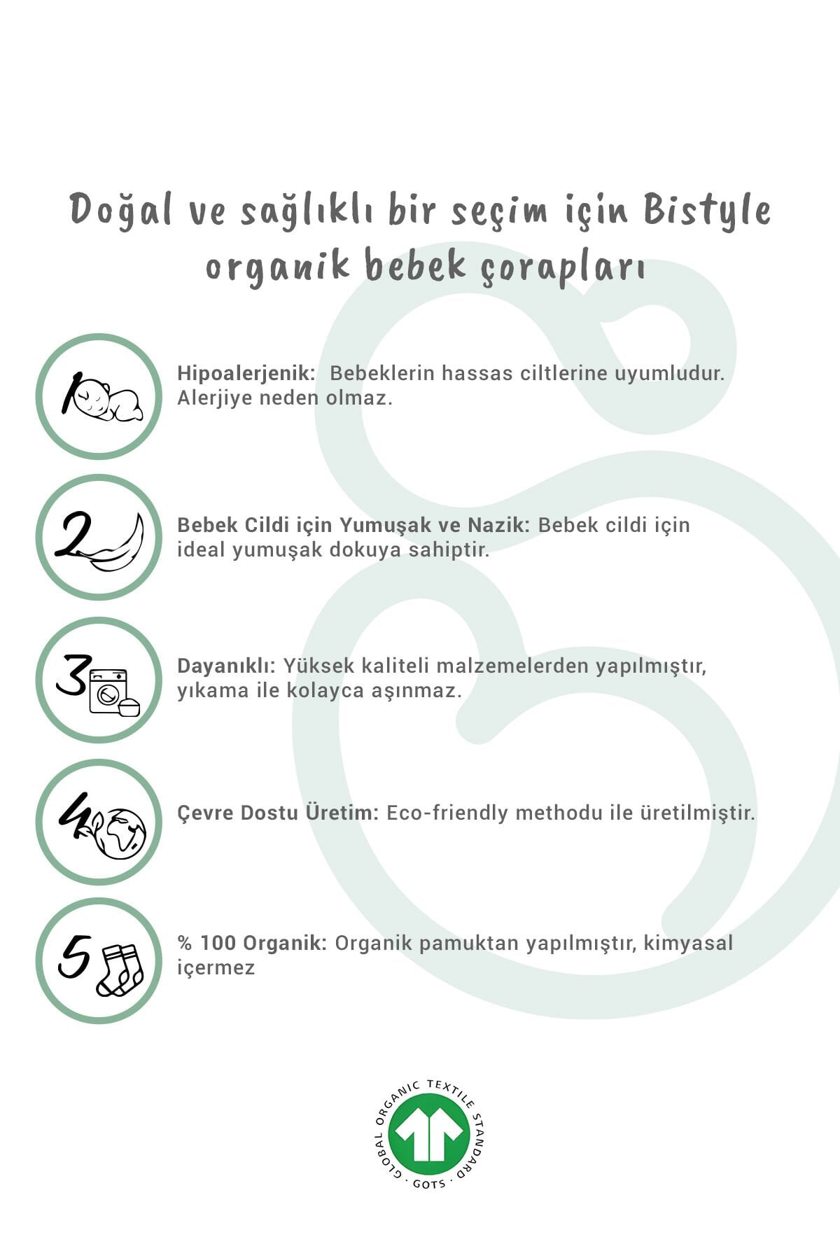 Bistyle 5’li Penye Soket Kutulu Basic Çorap 10131 Bej