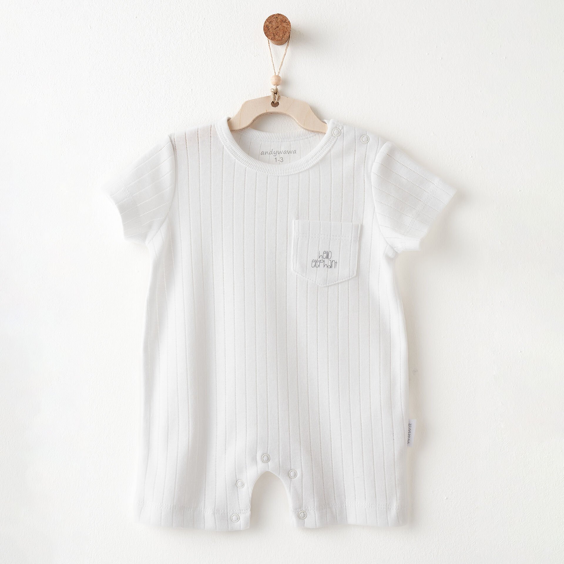 Andywawa AC26588 Hello Elephant Tulum White