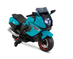 Babyhope 438A XMX-316 Ledli Akülü Motor 12 Volt Turkuaz