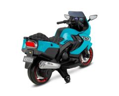 Babyhope 438A XMX-316 Ledli Akülü Motor 12 Volt Turkuaz