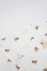 Bistyle I Am So Bear 3'lü Takım 13103 Bej-Ekru