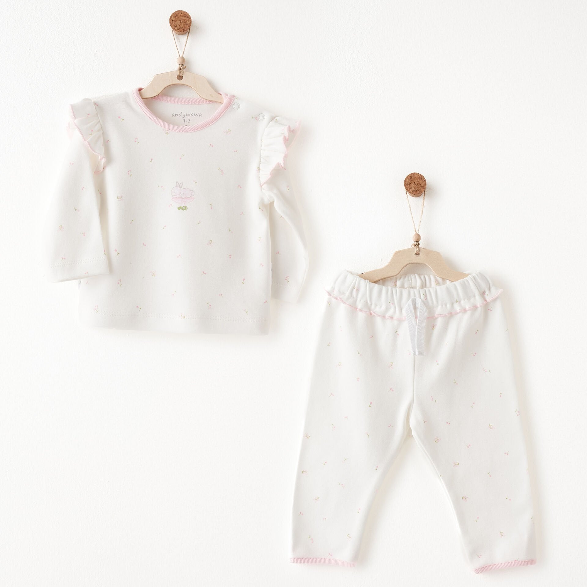 Andywawa AC26507 Summer Time 2li Takım Ekru