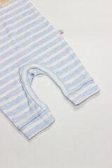 Bistyle Line Colors Yarım Kol Patiksiz Tulum 15126 Mavi