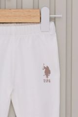 U.S Polo Bebek 3'Lü Takım USB2023 Krem