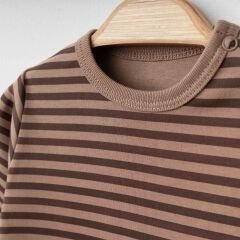 Eslenza Baby Organik 2'li Tulum 0048 Kahve