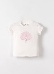 NK Tavus Kuşu Tshirt 31626 Ekru Lila