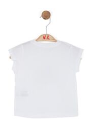 NK Tavus Kuşu Tshirt 31626 Ekru Lila