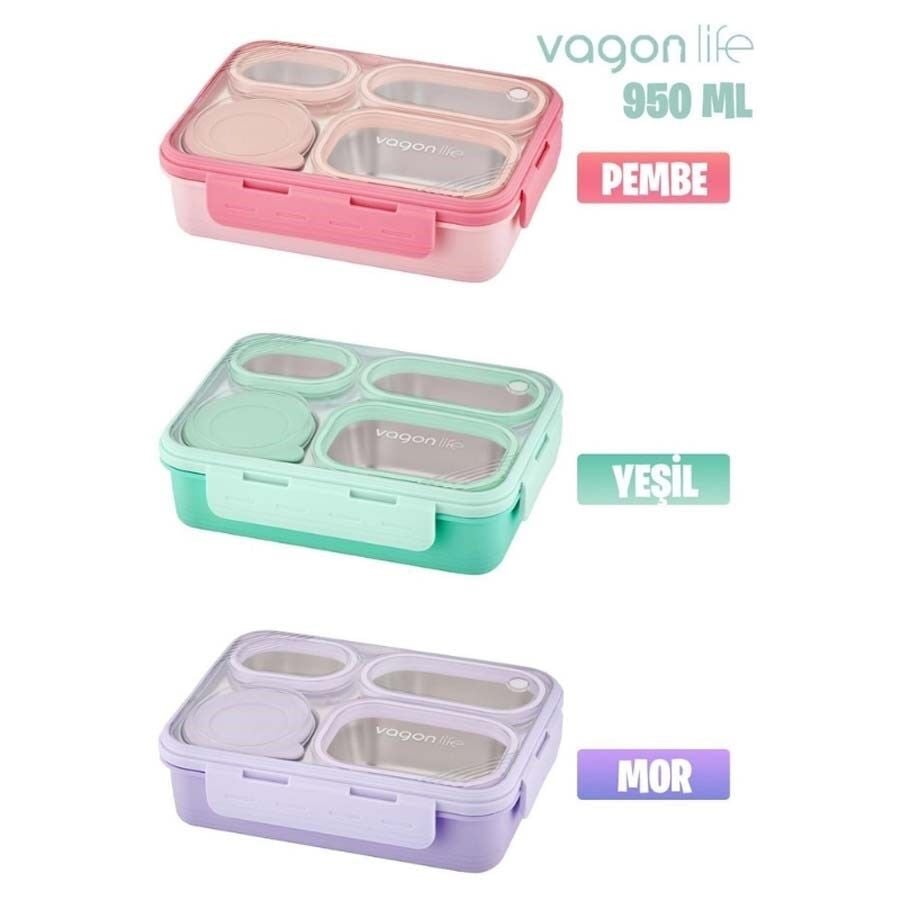 Vagonlife 800 ML Paslanmaz Çelik Lunchbox