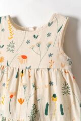 NK Sunflower Elbise 71603 Krem