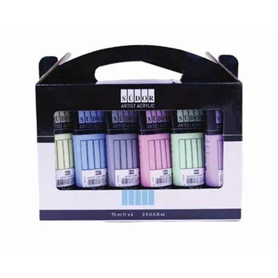 Südor Akrilik 6 Pastel Renk 75 Ml