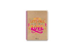 Keskin A4 100 Yp.Kareli Spr. S.Kapak Doodles Defte