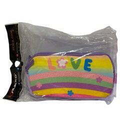 KAUKKO KIDS 3 BÖLMELİ KALEM ÇANTASI (MAGIC LOVE)