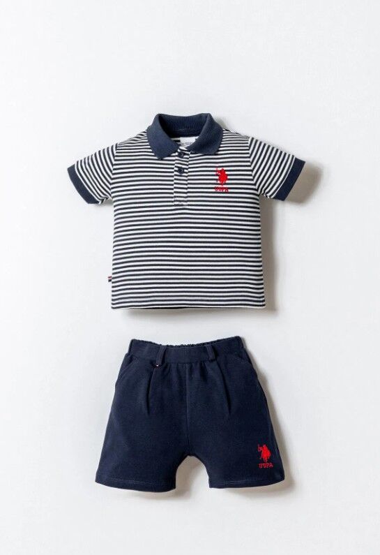 U.S. Polo Şortlu Takım USB2907 Lacivert