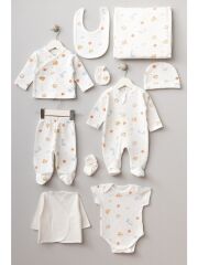 Bebitof Panter 10 Parça Hastane Çıkışı 10113 Ekru