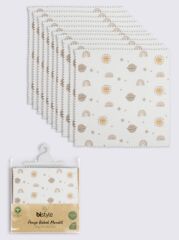 Bistyle Planet 20x20 10'Lu Penye Mendil 90164 Ekru