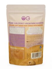 OG Natural Organik Kuru Üzümlü Yumuşak Bebek Kurabiyesi 125g