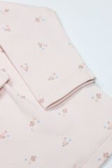 Bistyle Grow İn Love 2'Li Bebe Takım 14102 Pembe Ekru