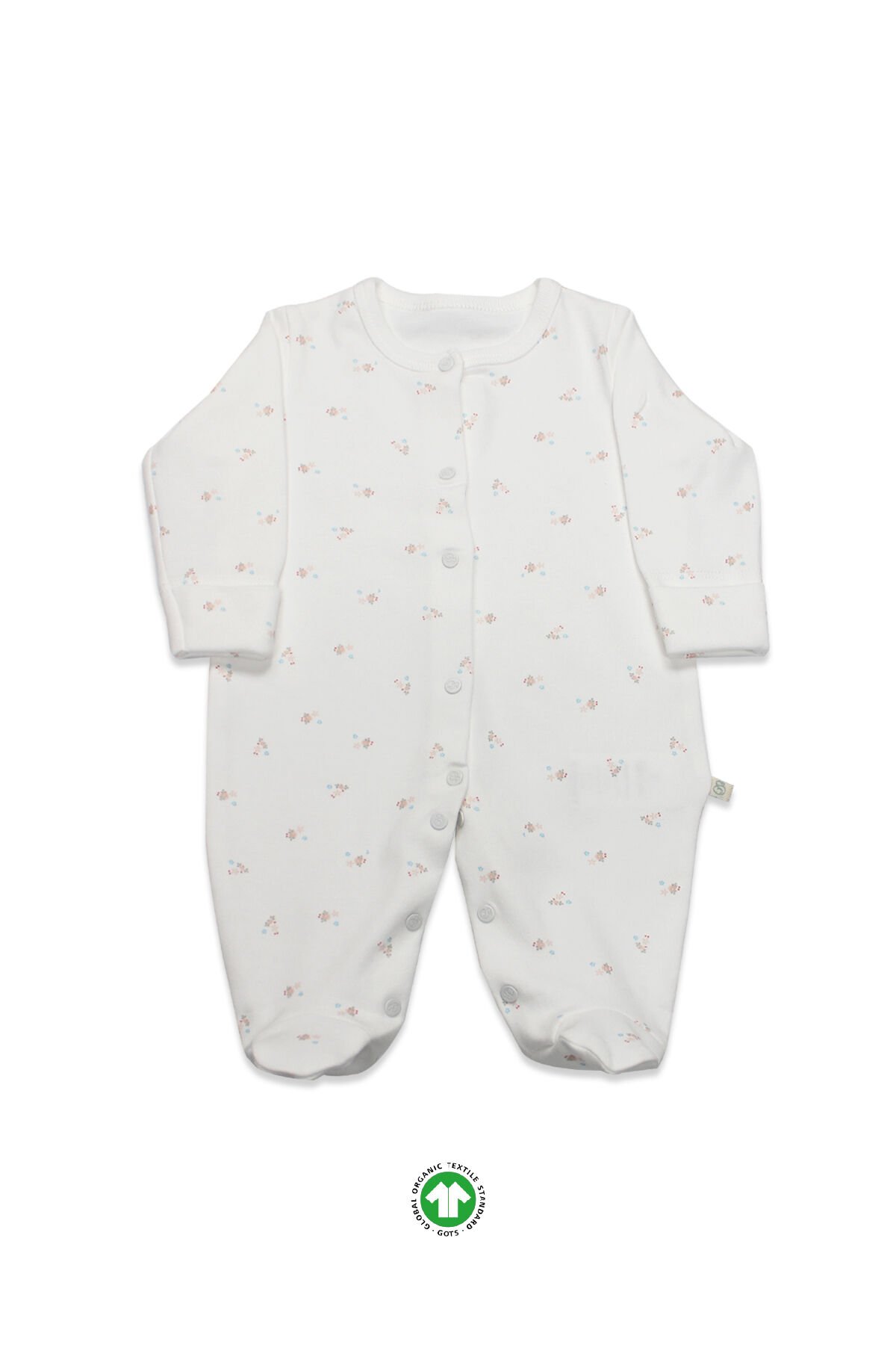 Bistyle Grow İn Love Bebe Tulum 15103 Pembe Ekru