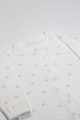 Bistyle Grow İn Love Bebe Tulum 15103 Pembe Ekru