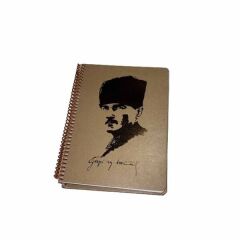 Keskin 16,5*22,5 80Yp.Kareli Funky Defter-Atatürk