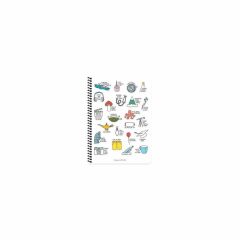 Hisli Şeyler A4 80Yp.Çiz.Spr.Stickerli Defter - Ha