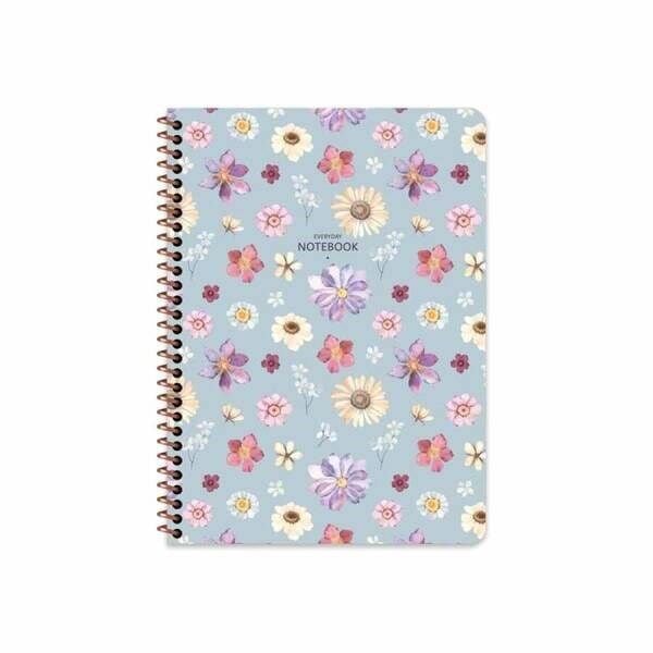 Keskin A4 80 Yp.Kar. Karton Kp.Spr.Çiçek Defter