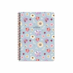 Keskin A4 80 Yp.Kar. Karton Kp.Spr.Çiçek Defter