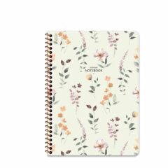 Keskin A4 80 Yp.Kar. Karton Kp.Spr.Çiçek Defter