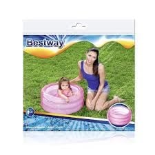 Bestway 3 Halkalı Renkli Çocuk Havuzu 70 x 30 cm Pembe - 51033