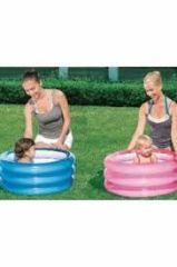 Bestway 3 Halkalı Renkli Çocuk Havuzu 70 x 30 cm Pembe - 51033