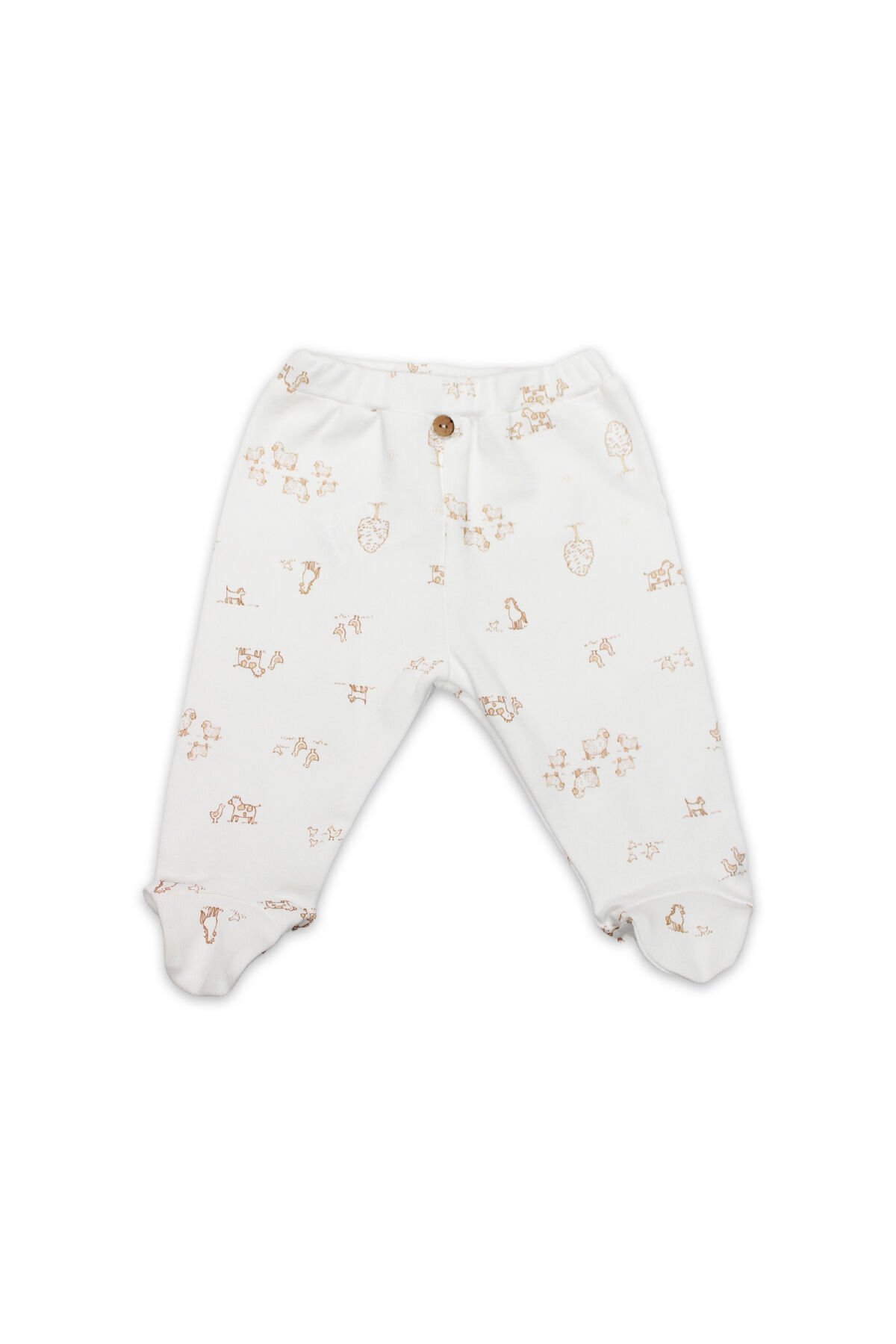 Bistyle Curly Lamb Patikli Tek Alt 16113 Bej Ekru