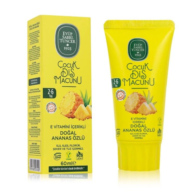 Eyüp Sabri Tuncer Çocuk Diş Macunu 60 ml Ananas
