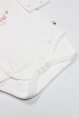 Bistyle Grow İn Lowe Kravuze Body 17106 Pembe Ekru