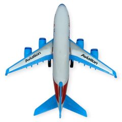Sürtmeli Yolcu Uçağı 16 cm - Beyaz