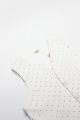 Bistyle I Am So Bear Çift Taraflı Bebe Yelek 18103 Bej Ekru