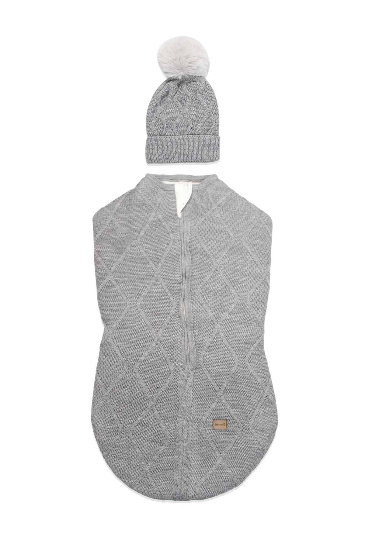 Bistyle Baby İn Swadding Triko Kundak 75108 Gri