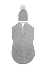 Bistyle Baby İn Swadding Triko Kundak 75108 Gri